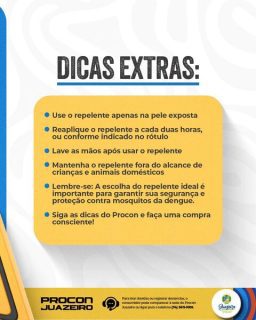 Procon Juazeiro da dicas ao consumidor para compra segura de repelentes 2 Easy Resize.com