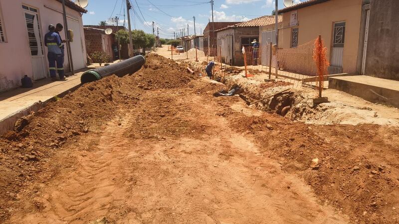 PROJUA realiza obra de drenagem pluvial e implantação de 480 metros de tubulação em Itamotinga %count(title) Drenagem em Itamotinga Foto Ana Kelly Franco ASCOM PMJ 1 Easy Resize.com